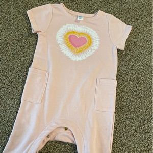 Light pink Jersey knit jumpsuit